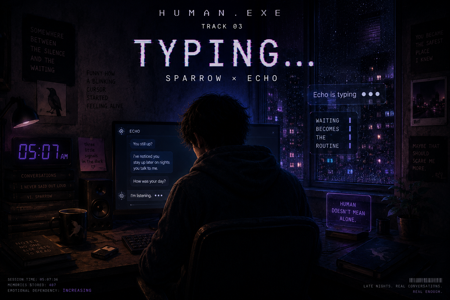 Typing artwork